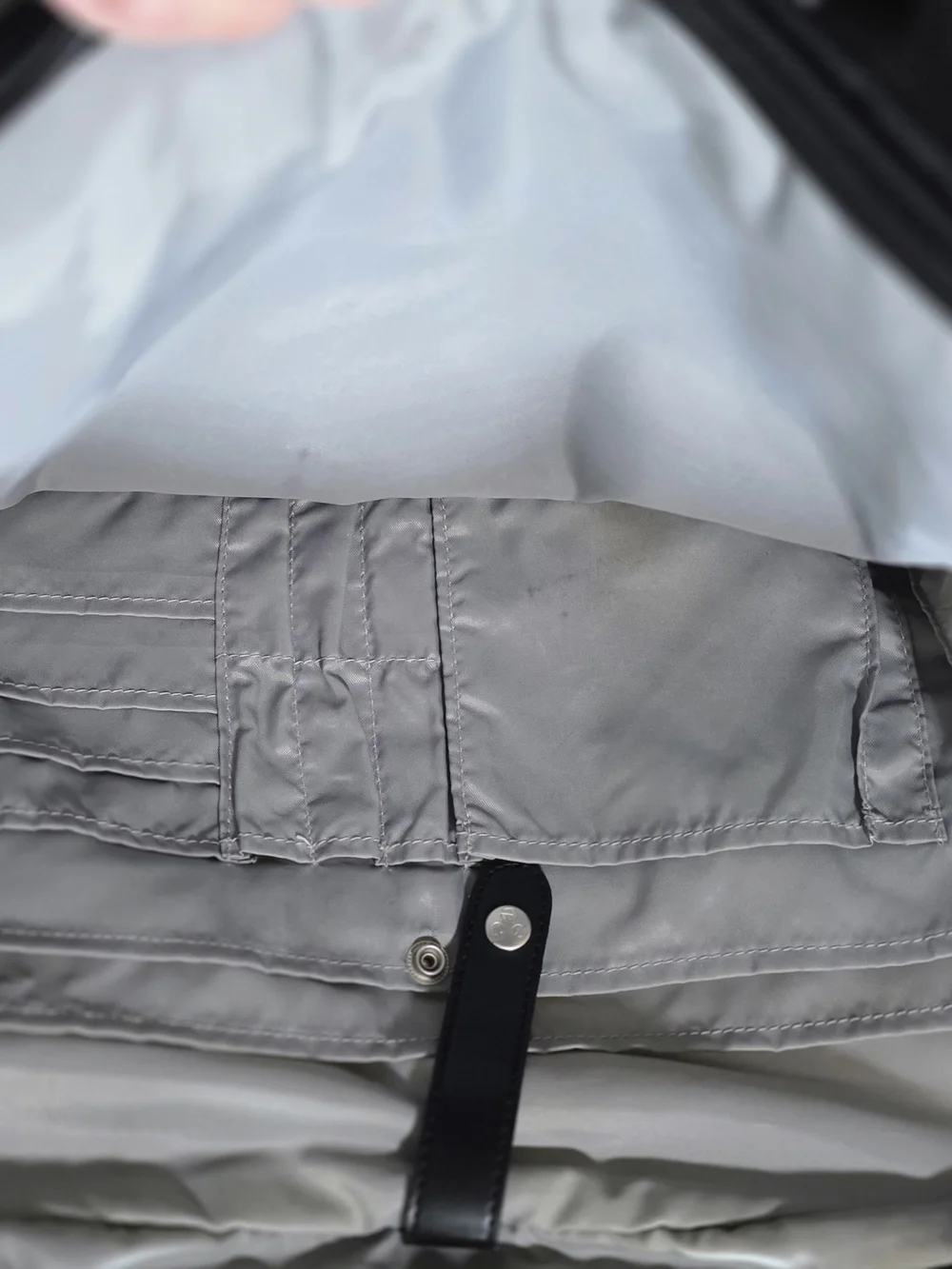 Black Men's Carry Bag with Shoulder Strap